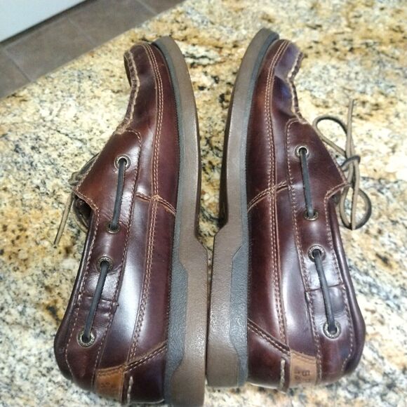 Sperry Top Sider Mako Collection 2 Eye Canoe Boat Shoe 0764027 Brown Leather 8.5 - Picture 6 of 13